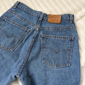 Vintage Levi’s 631 white and orange tab